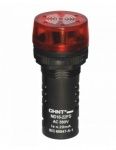 CHINT Сигнализатор звуковой ND16-22FS Φ22 мм красный LED АС/DC24В (арт. 593202) в Иркутске фото